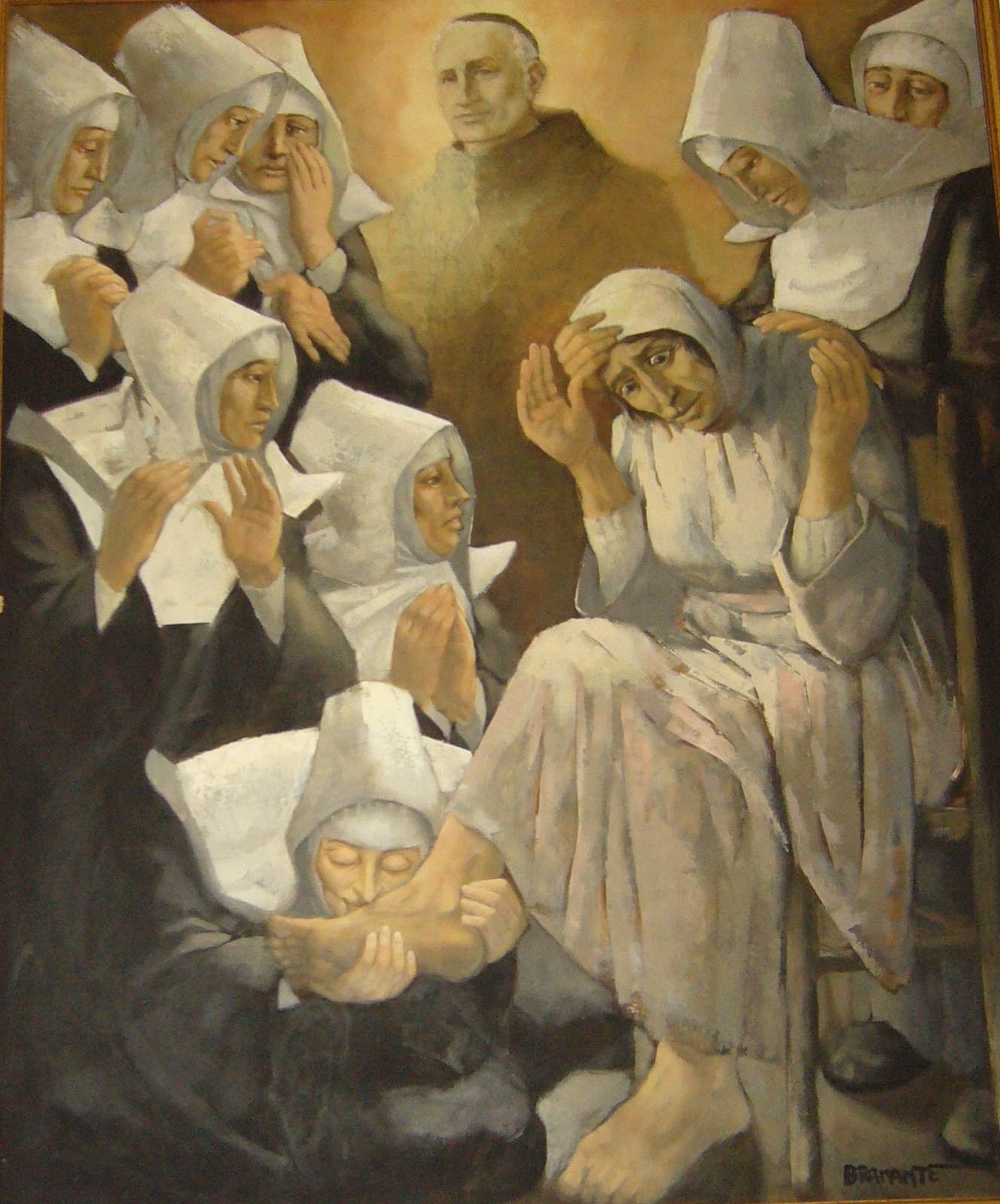 Hermanas Hospitalarias atendiendo a niños
